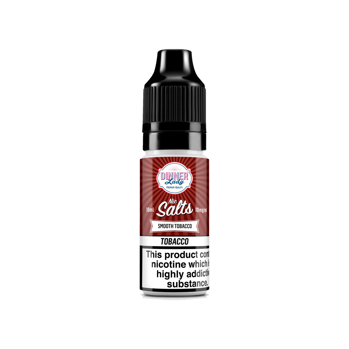Smooth Tobacco Nic Salt E-Liquid by Dinner Lady - 10mg E-Liquid