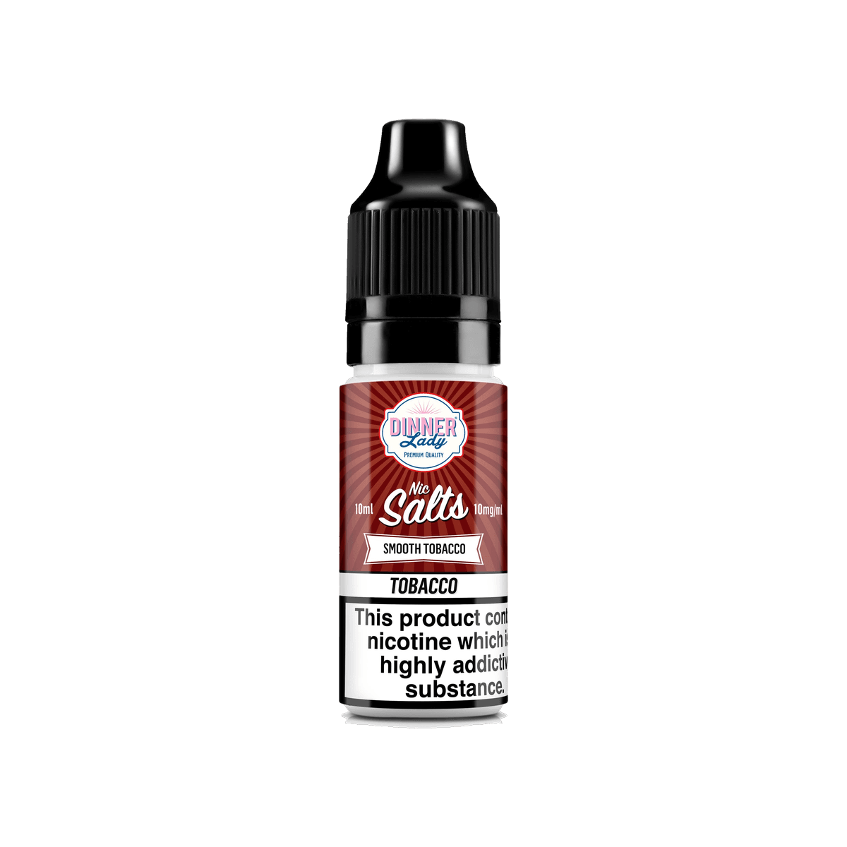 Smooth Tobacco Nic Salt E-Liquid by Dinner Lady