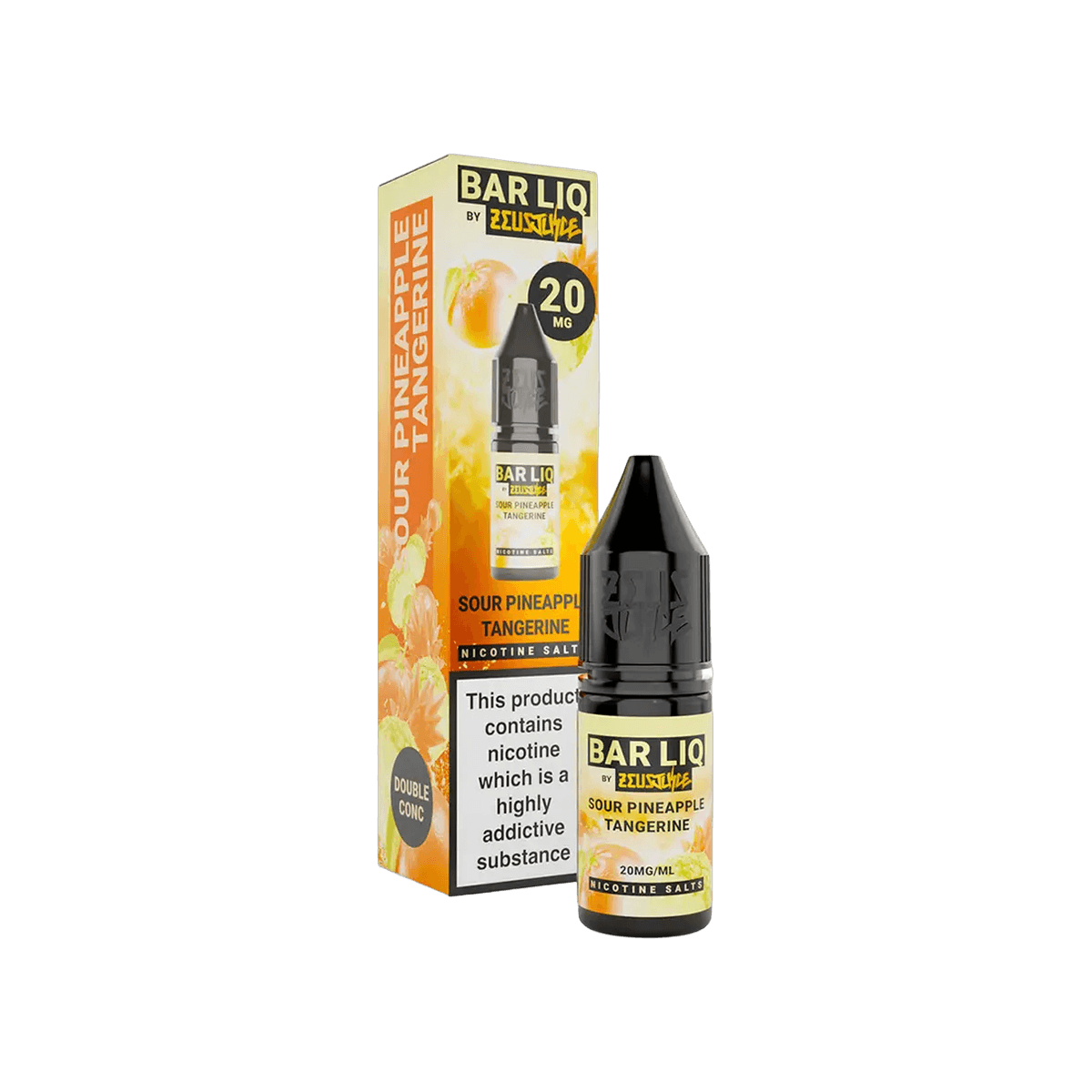 Sour Pineapple Tangerine Nic Salt E-Liquid by Bar Liq