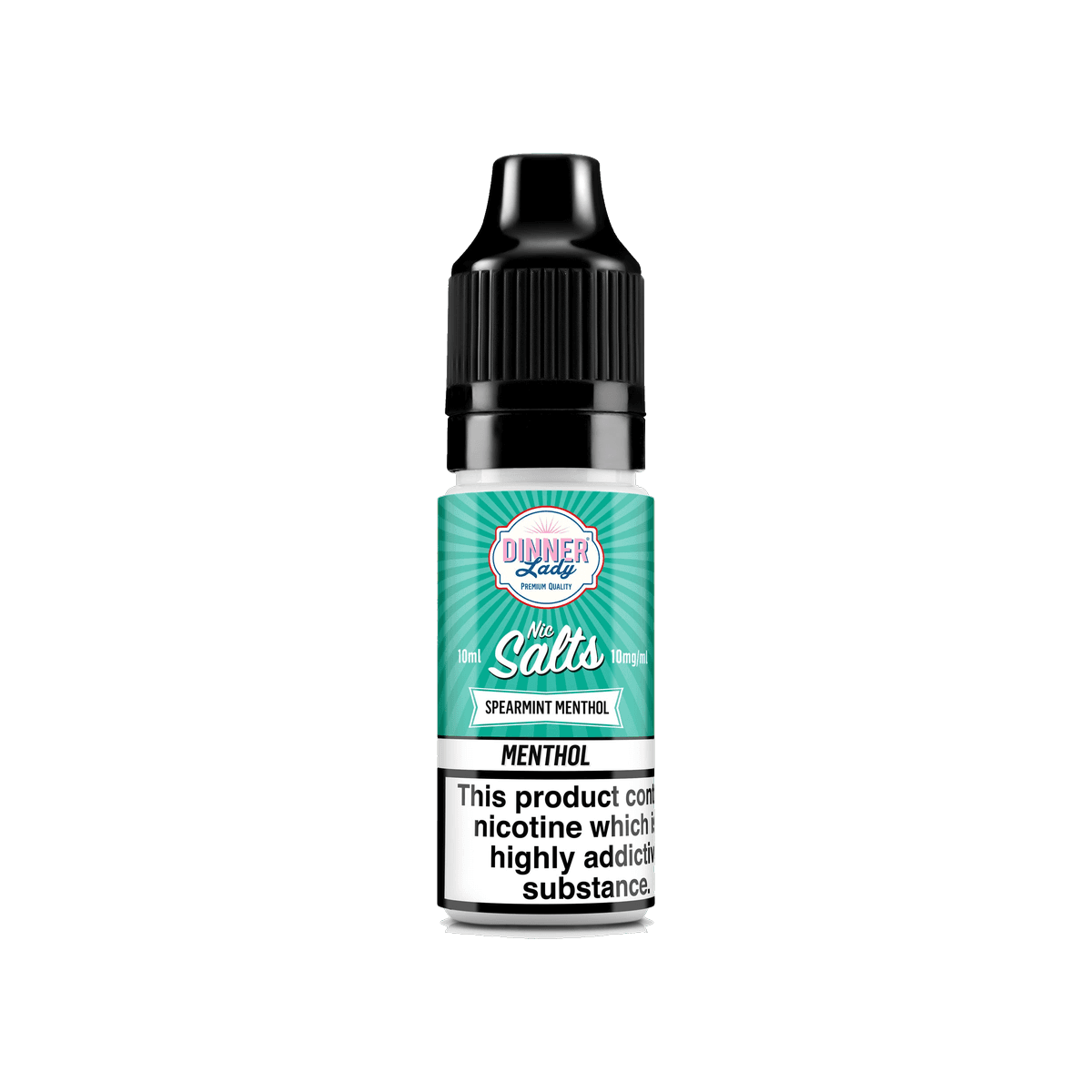 Spearmint Menthol Nic Salt E-Liquid by Dinner Lady - 10mg E-Liquid