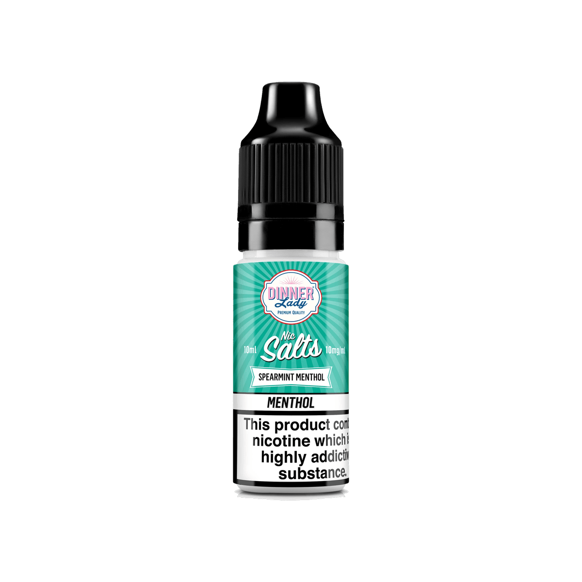 Spearmint Menthol Nic Salt E-Liquid by Dinner Lady
