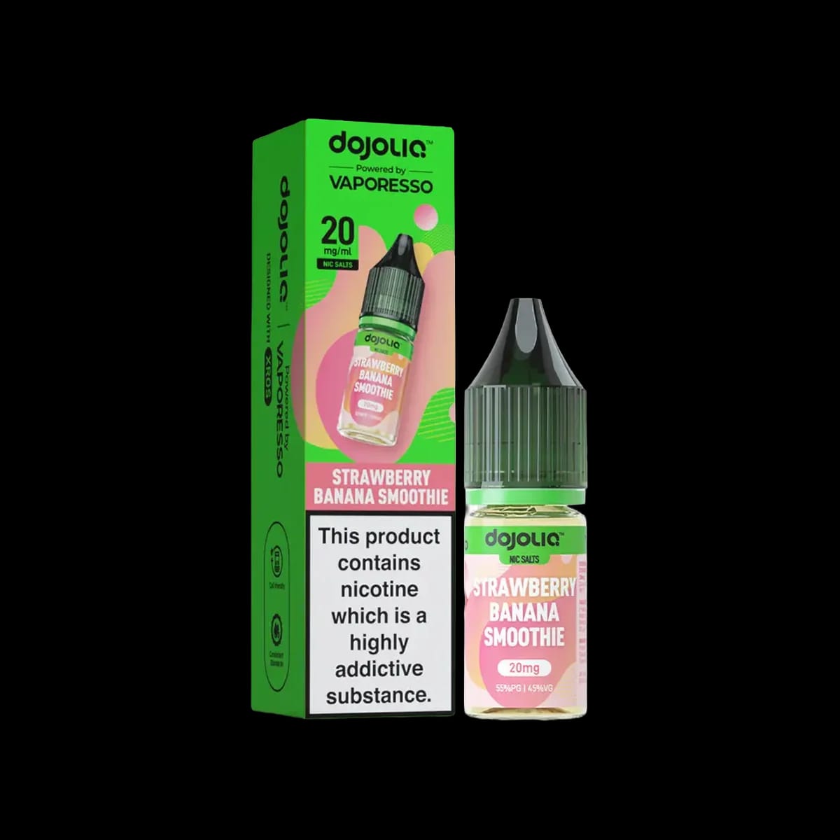 Strawberry Banana Smoothie Nic Salt E-Liquid by Dojoliq