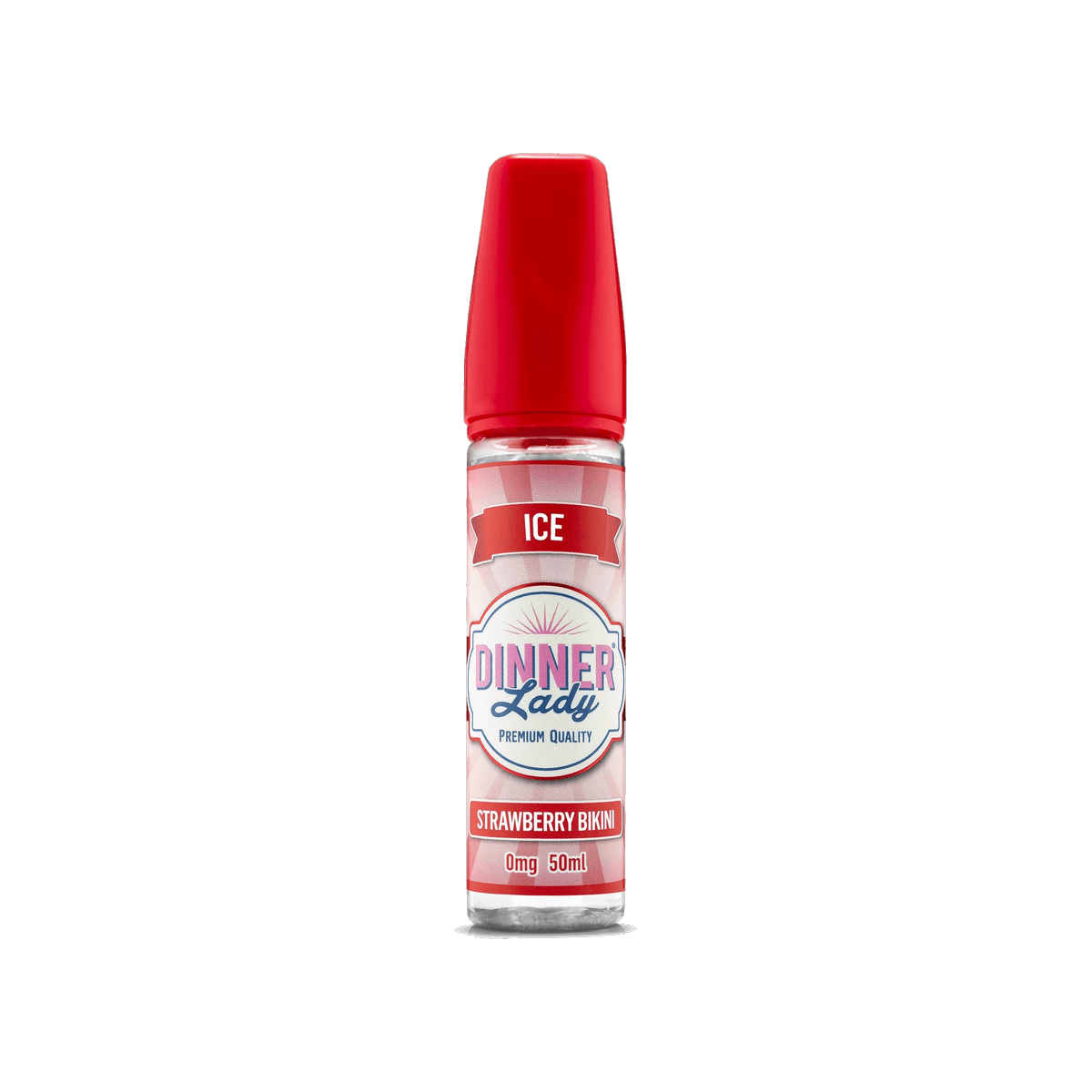 Strawberry Bikini Ice 50ml Shortfill E-Liquid by Dinner Lady - 0mg E-Liquid