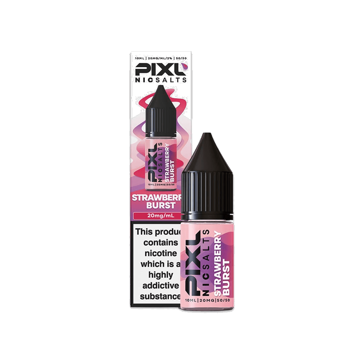 Strawberry Burst Nic Salt E-Liquid by Pixl - 10mg E-Liquid
