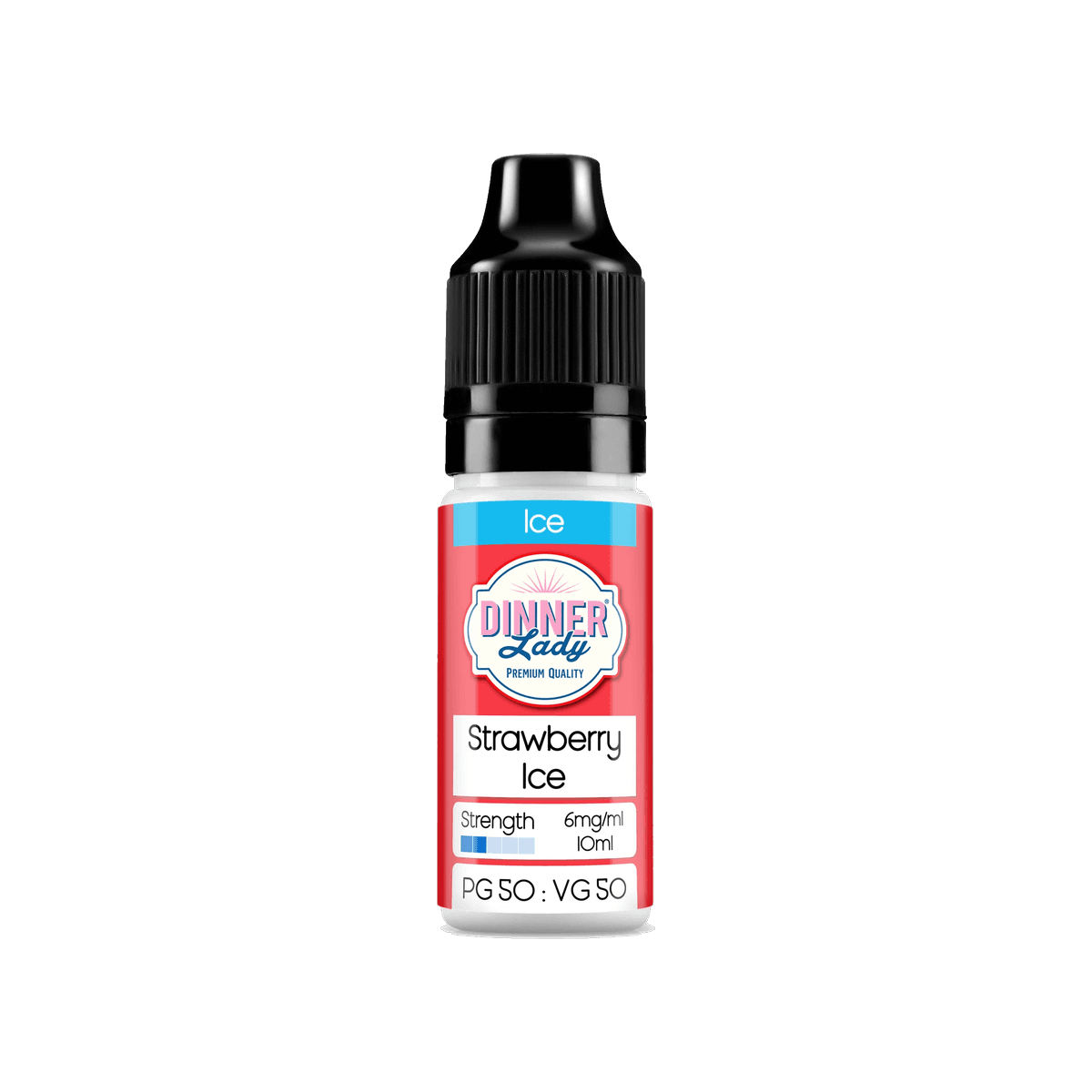 Strawberry Ice 50 50 E-Liquid by Dinner Lady - 10ml E-Liquid