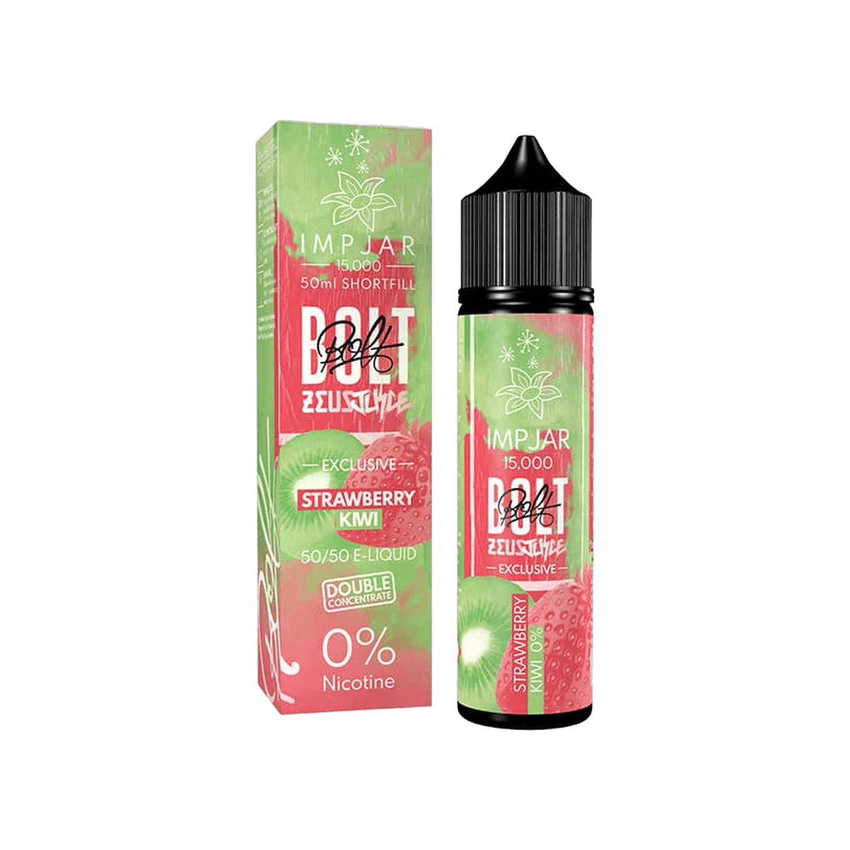 Strawberry & Kiwi Shortfill E-Liquid by Imp Jar 50ml