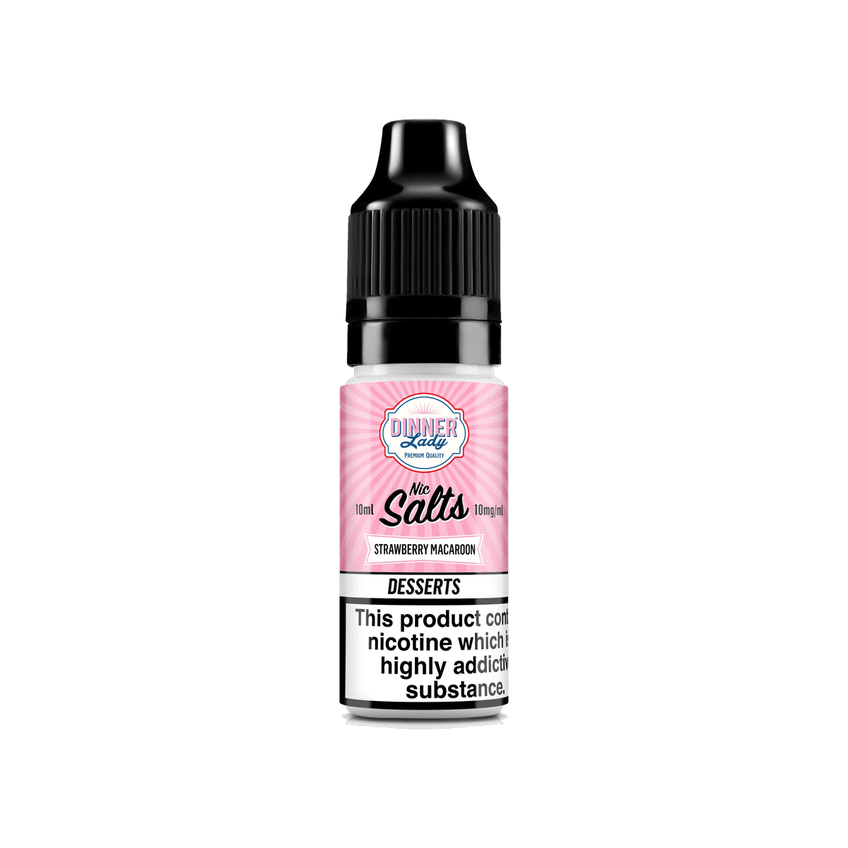 Strawberry Macaroon Nic Salt E-Liquid by Dinner Lady