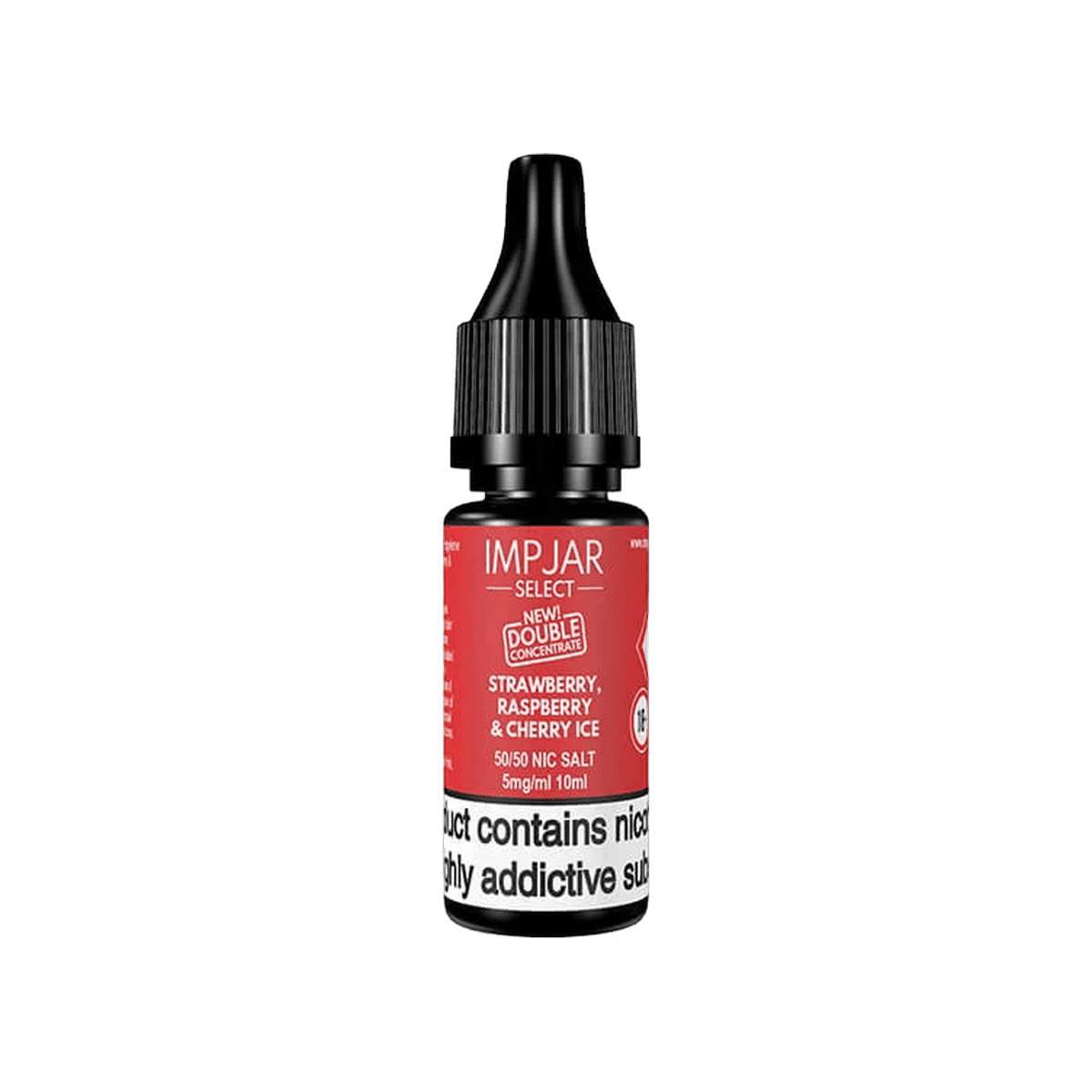Strawberry Raspberry Cherry Ice Nic Salt E-Liquid by Imp Jar Select - 10mg E-Liquid