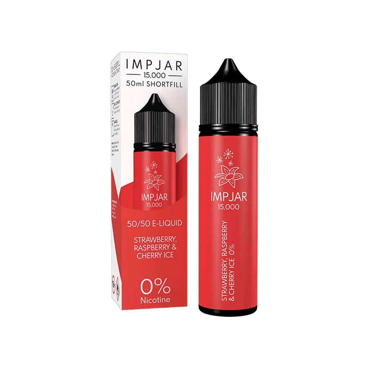 Strawberry Raspberry Cherry Ice Shortfill E-Liquid by Imp Jar 50ml - E-Liquids