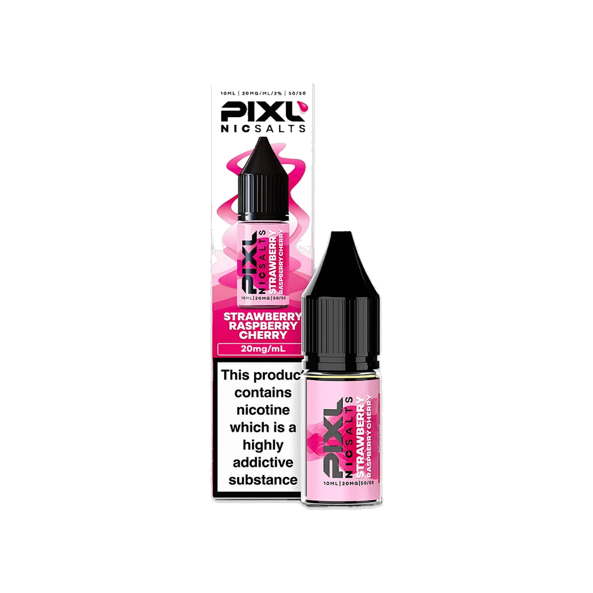 Strawberry Raspberry Cherry Nic Salt E-Liquid by Pixl - 10mg E-Liquid
