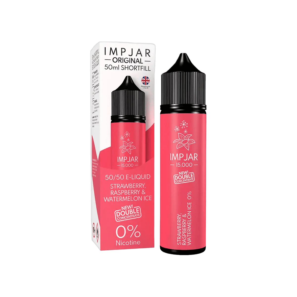 Strawberry Raspberry Watermelon Ice Shortfill E-Liquid by Imp Jar 50ml - E-Liquids