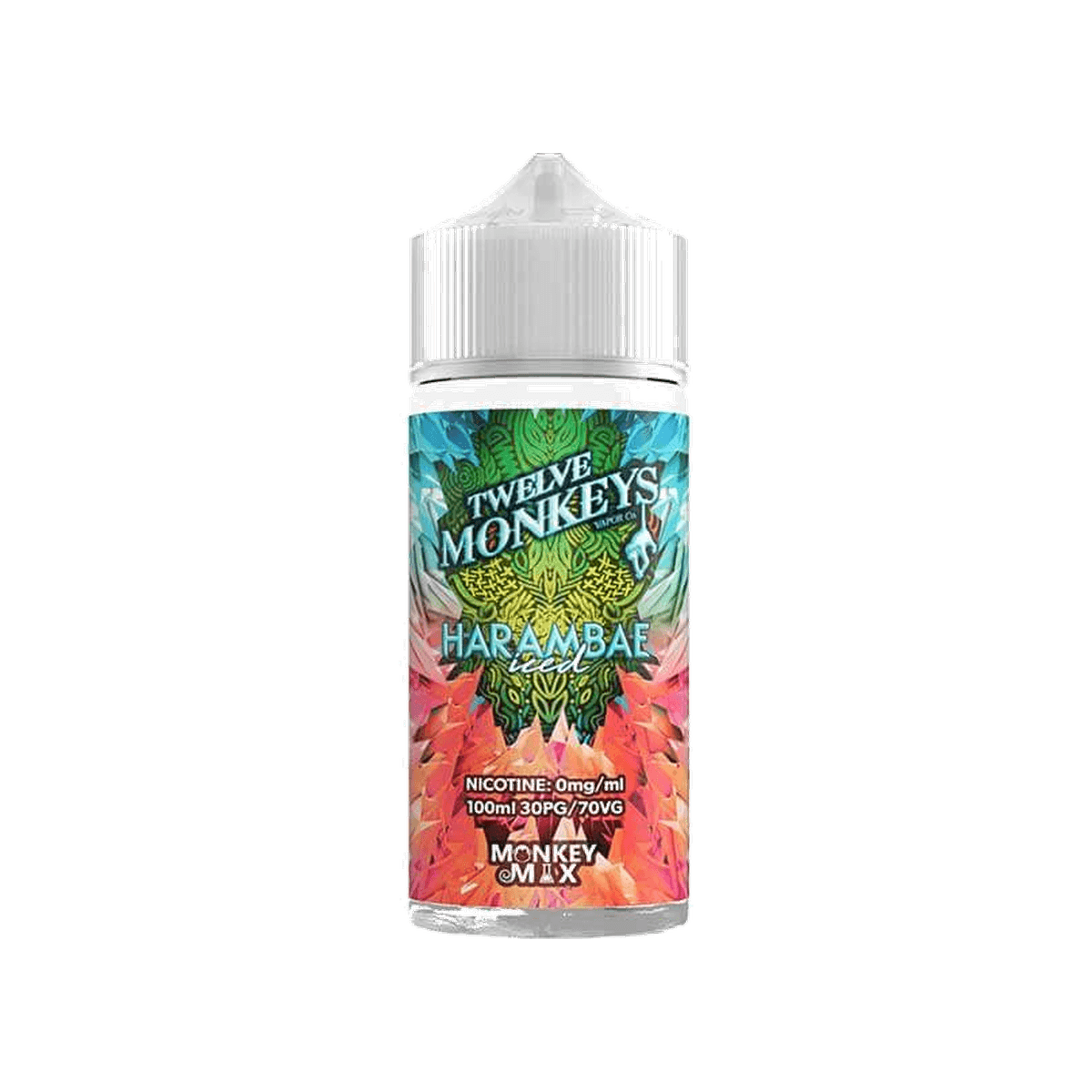 Harambae Iced by Twelve Monkeys - 100ml Shortfill E-liquid