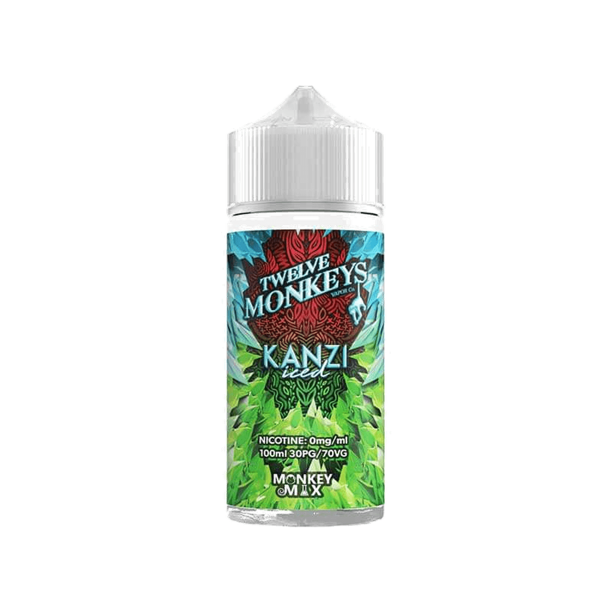Kanzi Iced by Twelve Monkeys - 100ml Shortfill E-liquid - E-Liquids