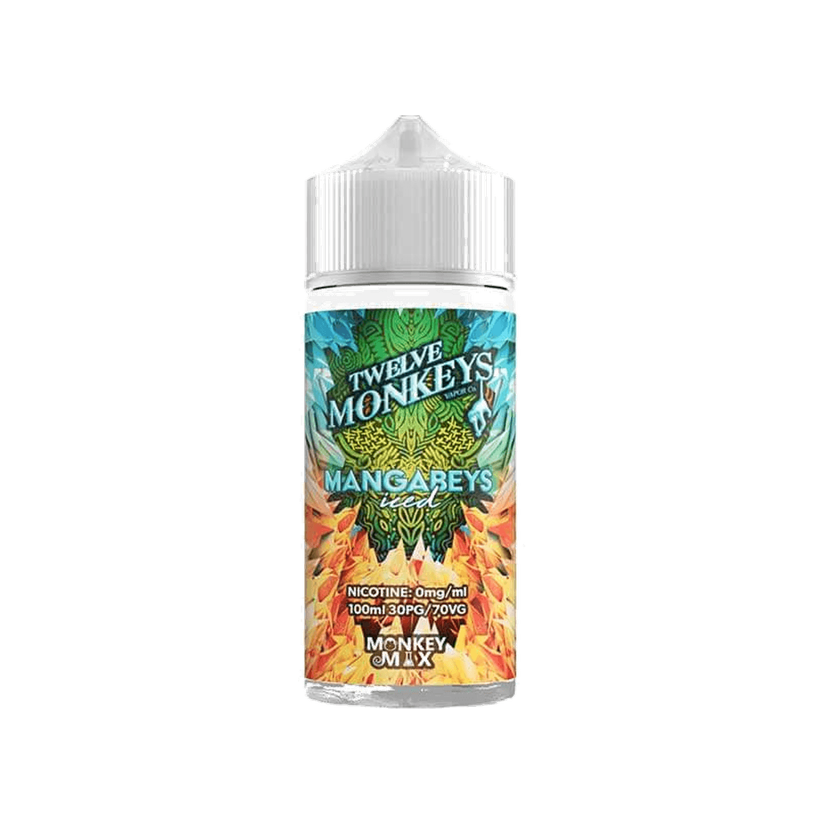 Mangabeys Iced by Twelve Monkeys - 100ml Shortfill E-liquid - 0mg E-Liquid