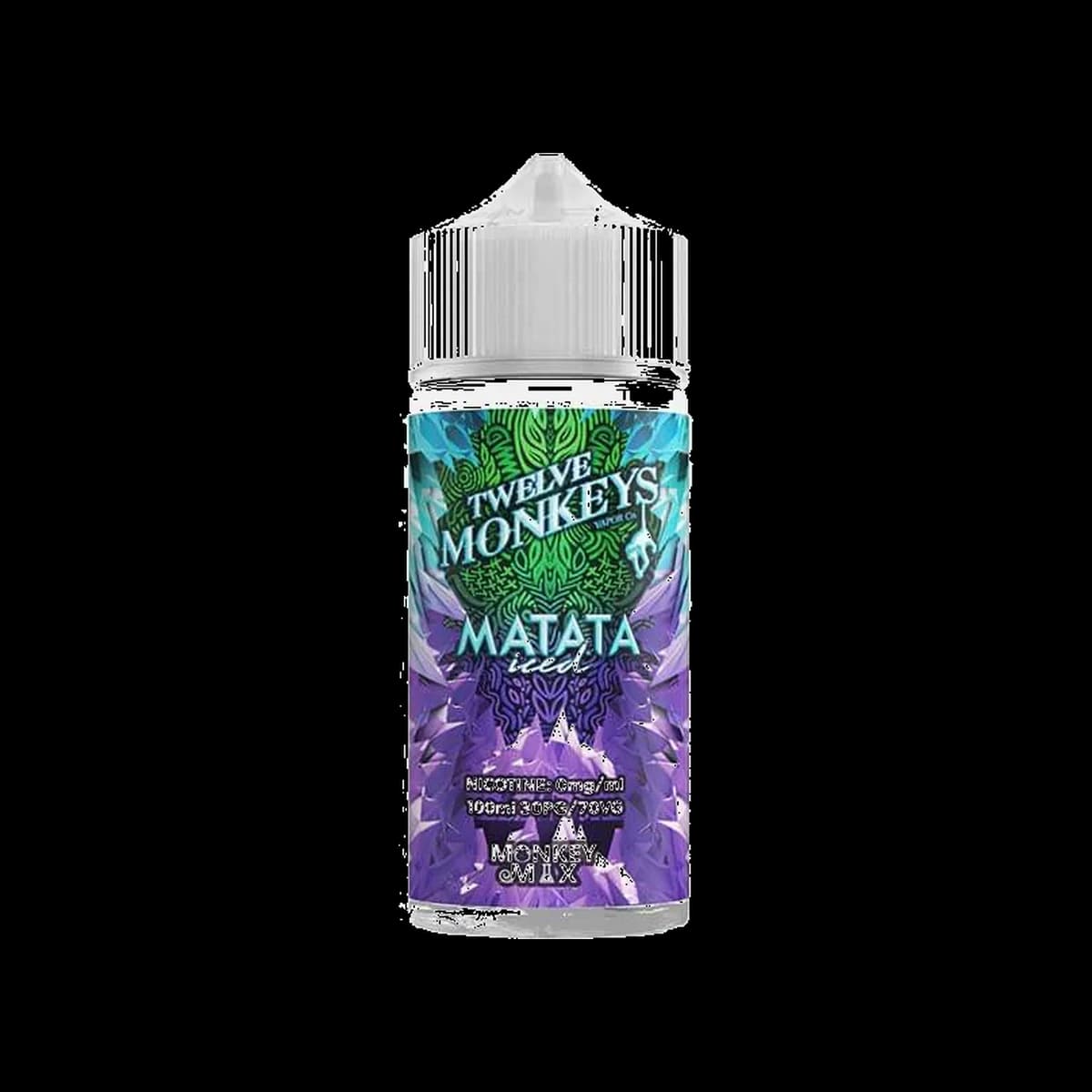 Matata Iced by Twelve Monkeys - 100ml Shortfill E-liquid - 0mg E-Liquid