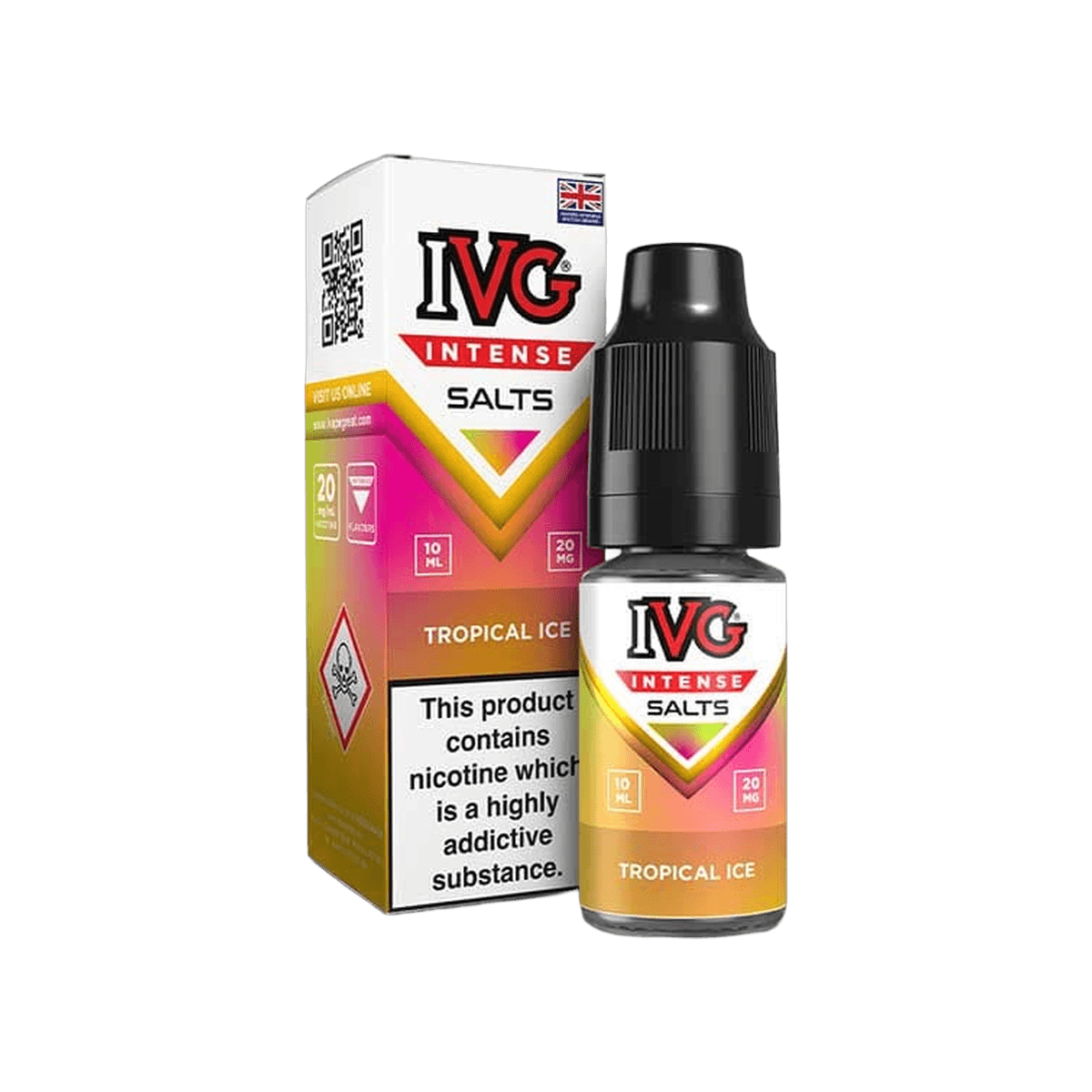 Tropical Ice E-Liquid by IVG Intense Salts 10ml bottle