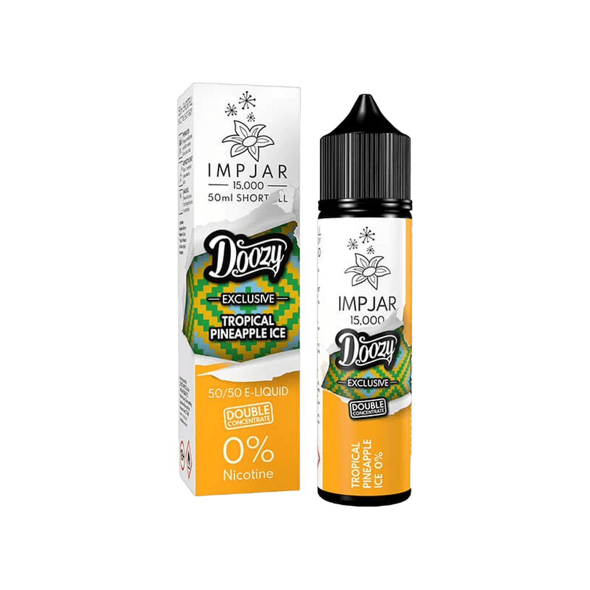 Tropical Pineapple Ice Shortfill E-Liquid by Imp Jar Doozy 50ml - E-Liquids