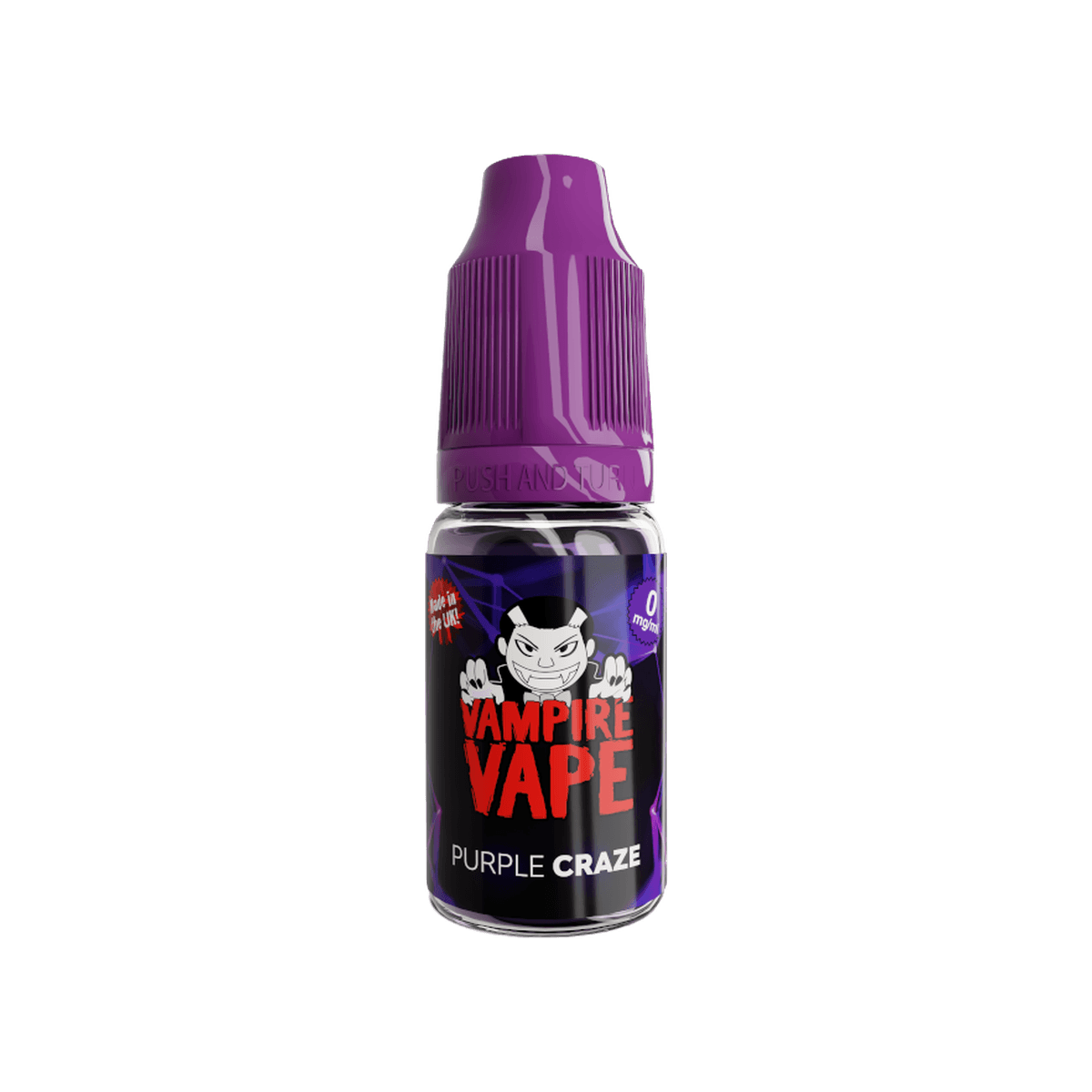 Purple Craze 10ml Freebase E-Liquid by Vampire Vape - 0mg E-Liquid