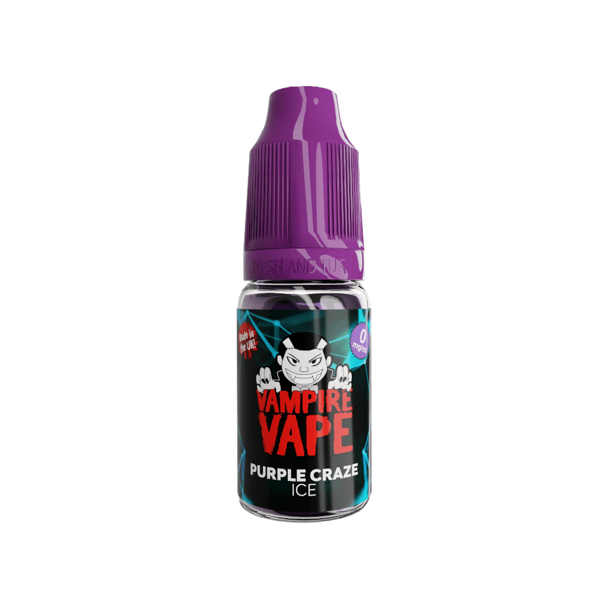 Purple Craze Ice 10ml Freebase E-Liquid by Vampire Vape - 0mg E-Liquid