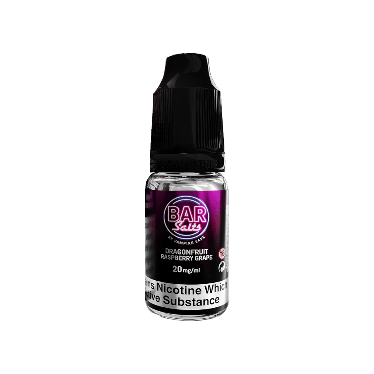 Dragonfruit Raspberry Grape Nic Salt E-Liquid by Bar Salts - E-Liquids
