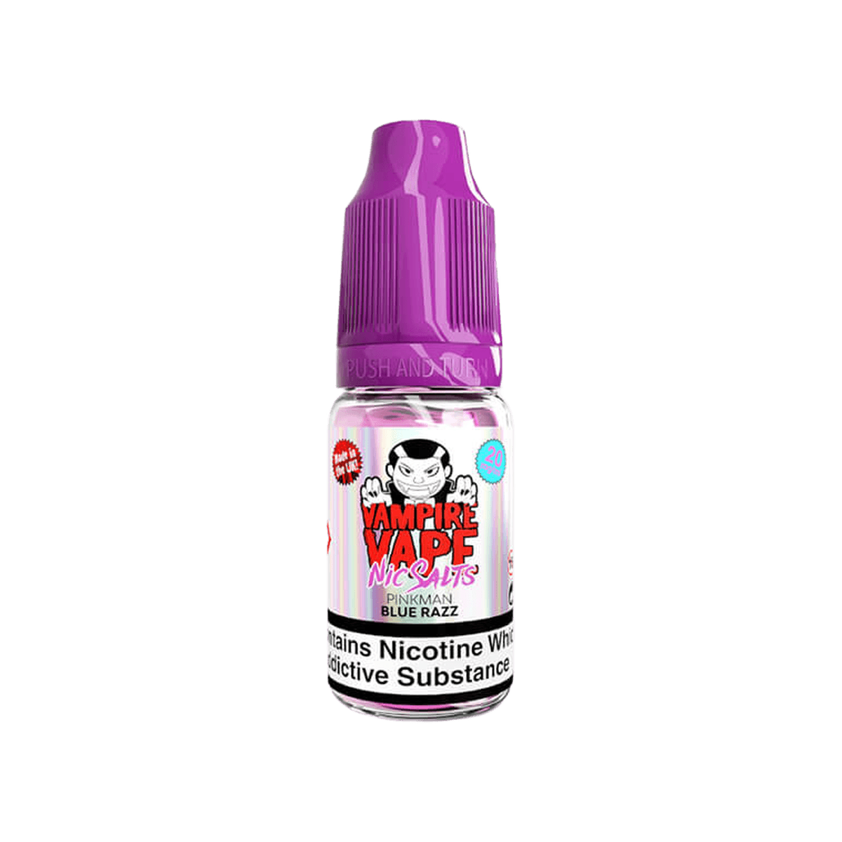 Pinkman Blue Razz Nic Salt E-Liquid by Vampire Vape