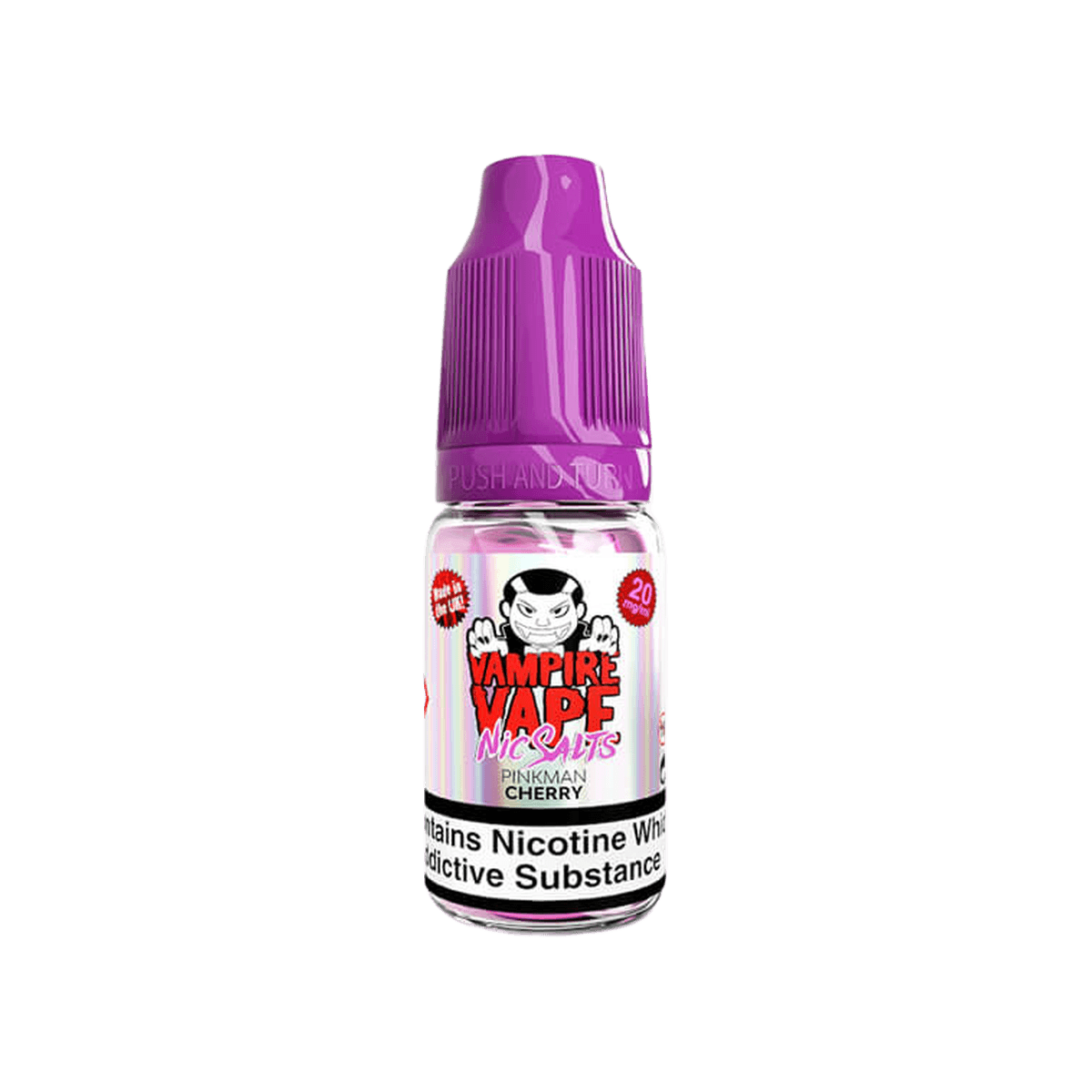Pinkman Cherry Nic Salt E-Liquid by Vampire Vape - 10mg E-Liquid