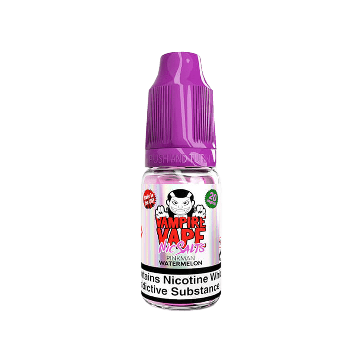 Pinkman Watermelon Nic Salt E-Liquid by Vampire Vape