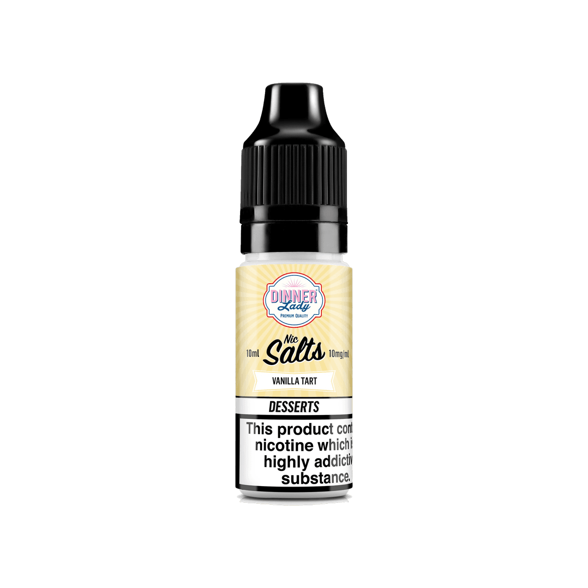 Vanilla Tart Nic Salt E-Liquid by Dinner Lady - 10mg E-Liquid