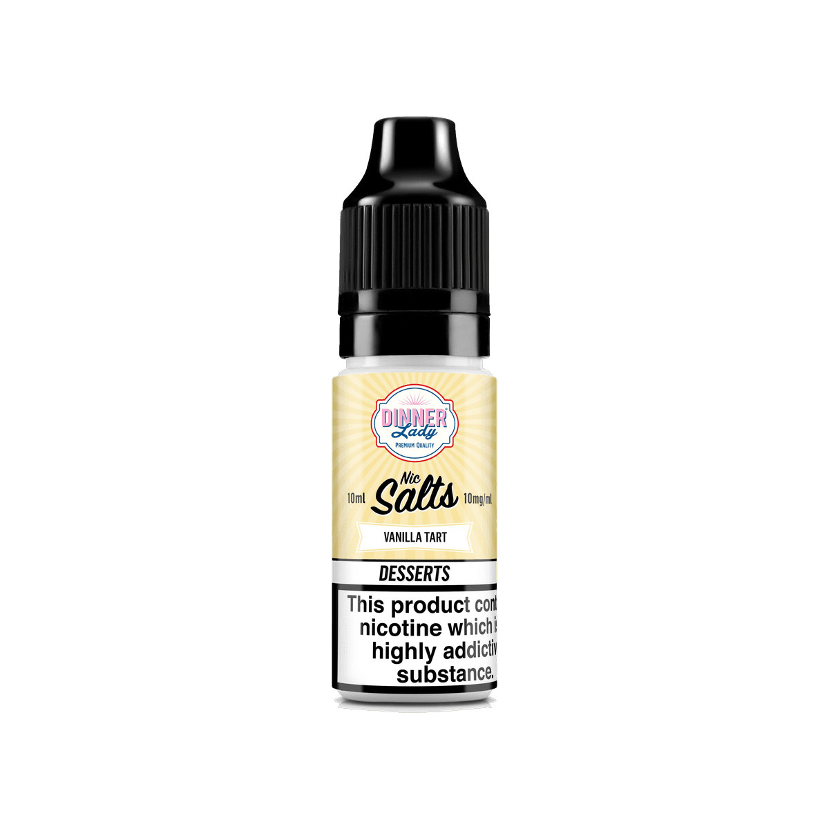 Vanilla Tart Nic Salt E-Liquid by Dinner Lady