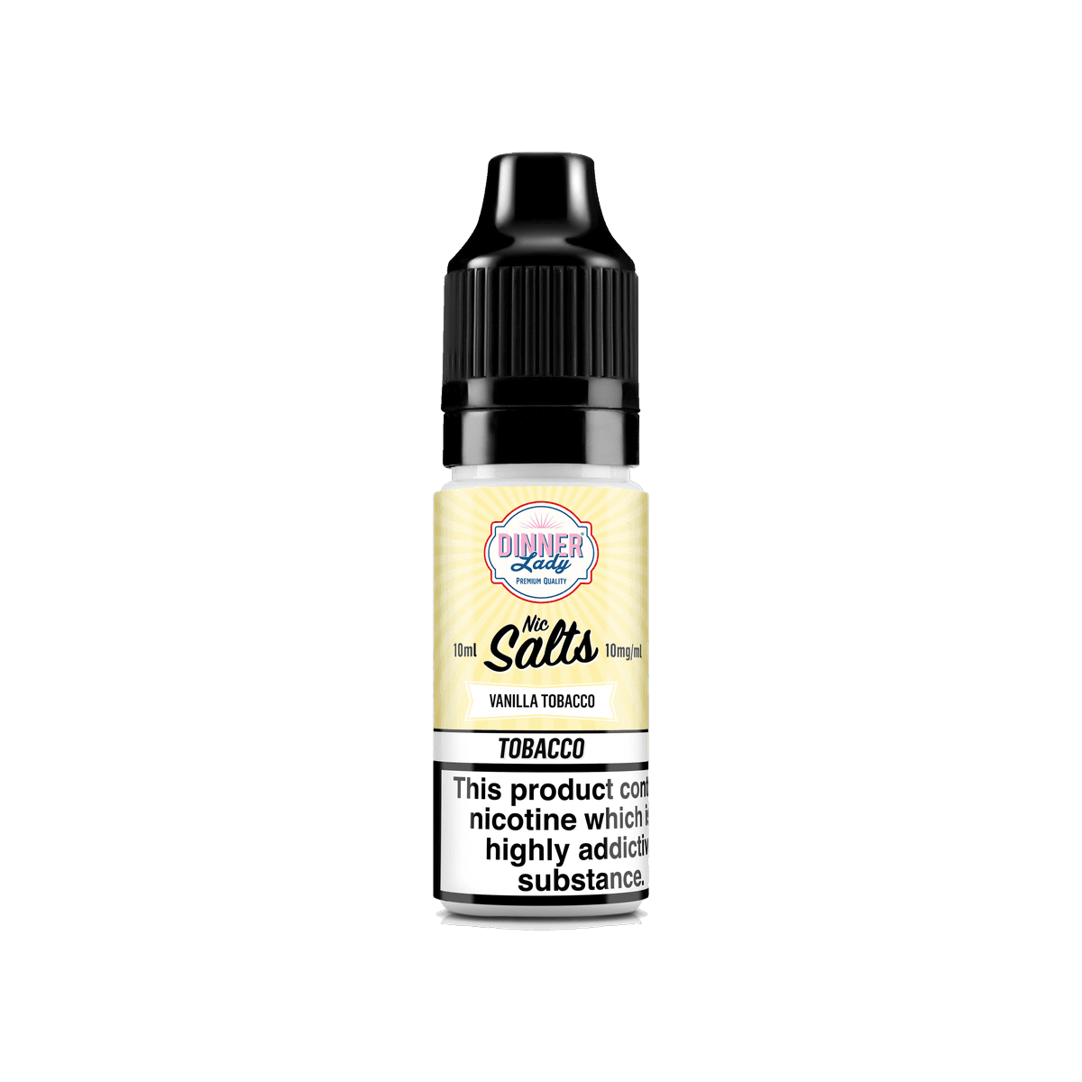 Vanilla Tobacco Nic Salt E-Liquid by Dinner Lady - 10mg E-Liquid