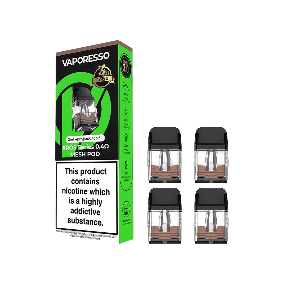 0.4 Ohm Vaporesso E-Liquid