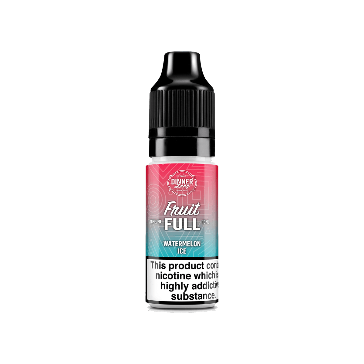 Watermelon Ice Nic Salt E-Liquid by Dinner Lady Fruit Full - 10mg E-Liquid