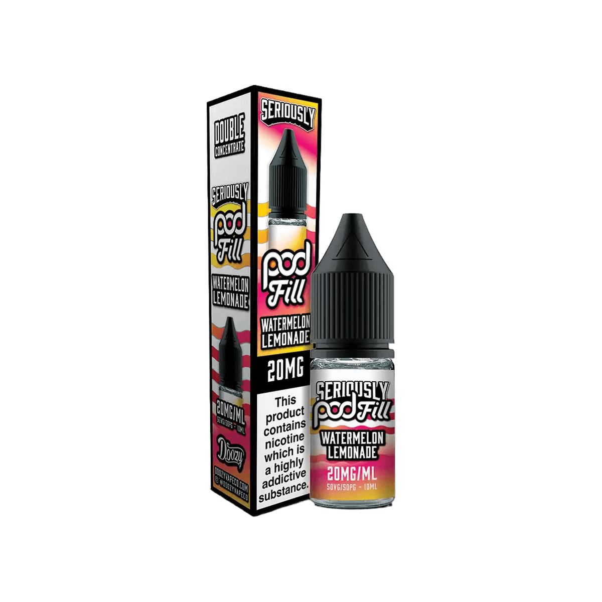 Watermelon Lemonade Nic Salt E-Liquid by Seriously Pod Fill