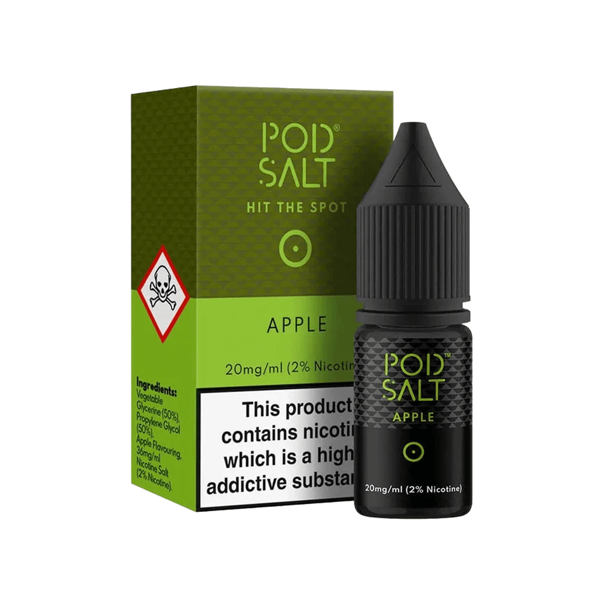 Apple Nic Salt E-Liquid by Pod Salt - E-Liquids