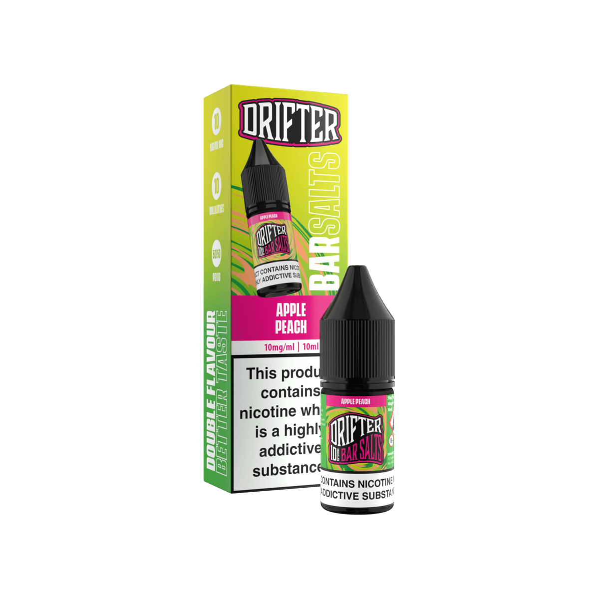 Apple Peach Nic Salt E-Liquid by Drifter Bar Salts - E-Liquids