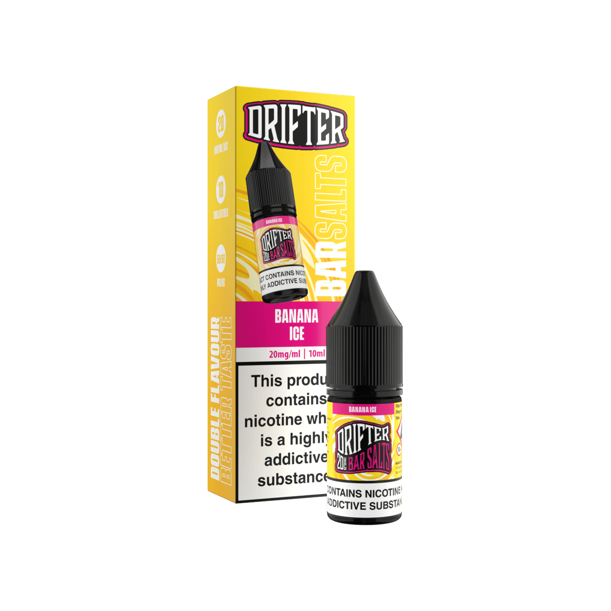 Banana Ice Nic Salt E-Liquid by Drifter Bar Salts