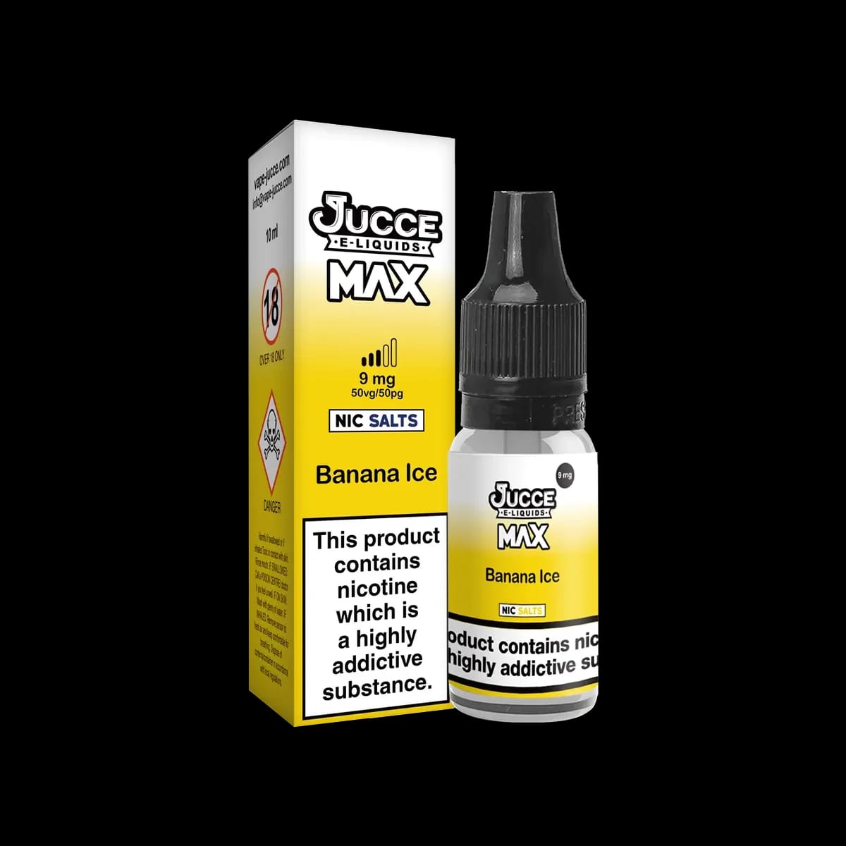 Banana Ice Nic Salt E-Liquid by Jucce Max