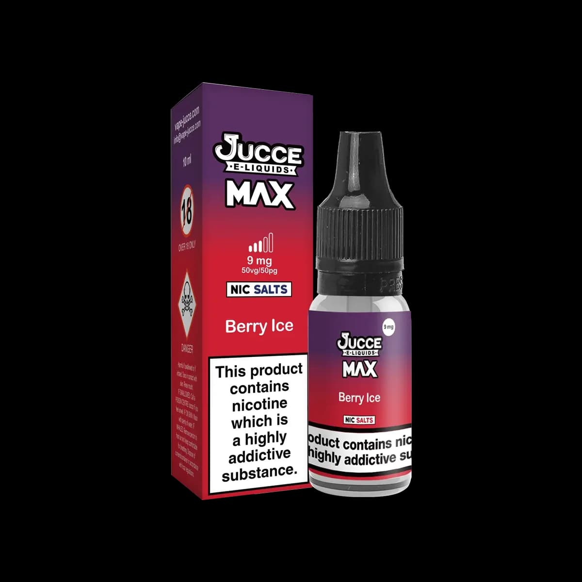 Berry Ice Nic Salt E-Liquid by Jucce Max - 10ml E-Liquid