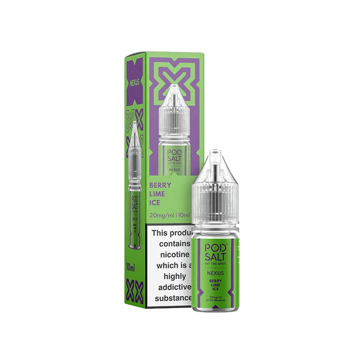 Berry Lime Ice Nic Salt E-Liquid by Pod Salt Nexus