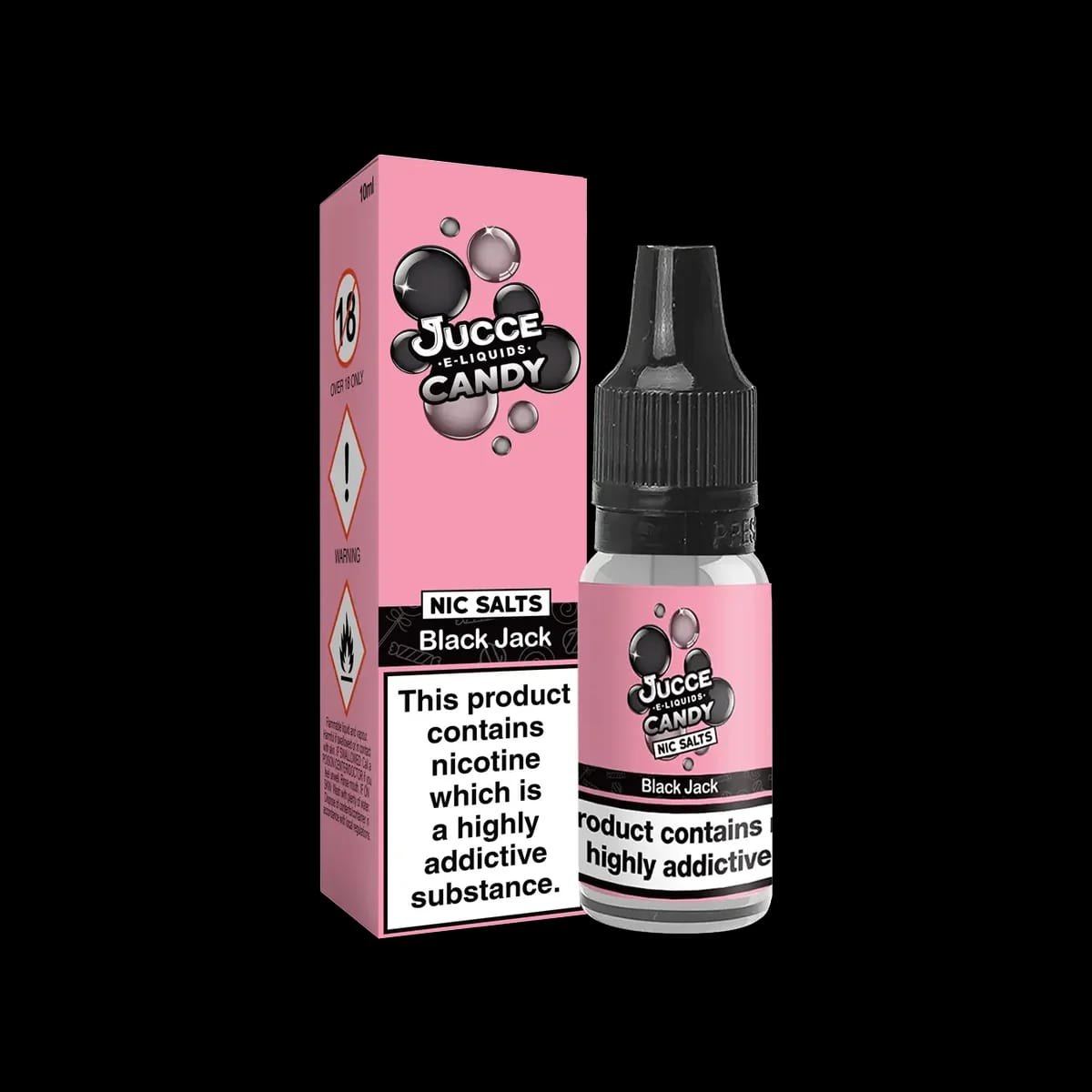 Black Jack Nic Salt E-Liquid by Jucce Candy