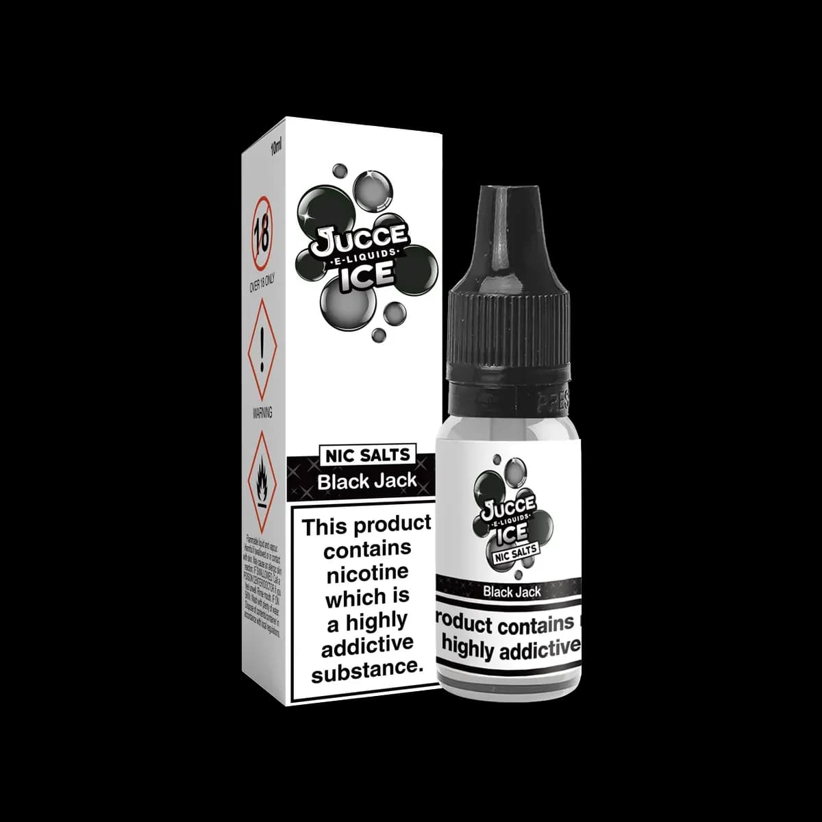Black Jack Nic Salt E-Liquid by Jucce Ice - 10ml E-Liquid