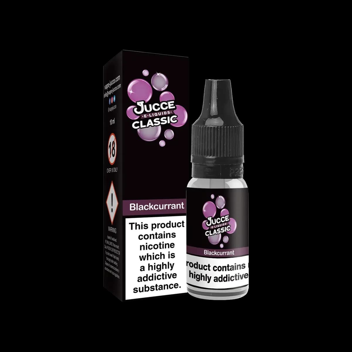 Blackcurrant E-Liquid by Jucce Classic - 10ml E-Liquid
