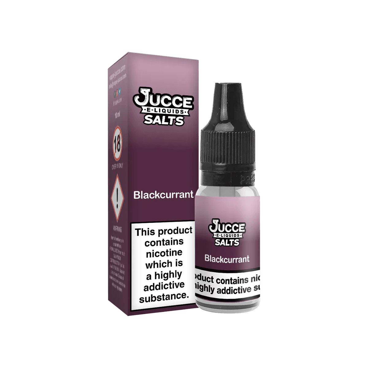 Blackcurrant Nic Salt E-Liquid by Jucce Salts