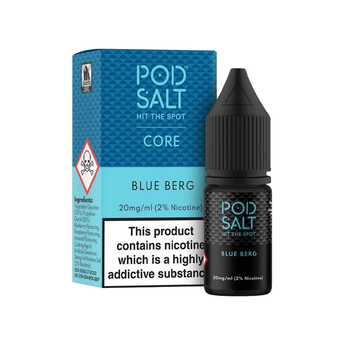 Blue Berg Nic Salt E-Liquid by Pod Salt - E-Liquids
