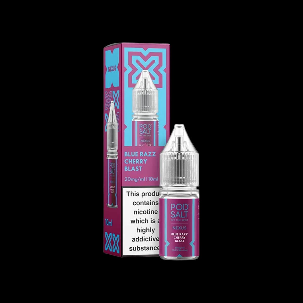 Blue Razz Cherry Blast Nic Salt E-Liquid by Pod Salt Nexus - E-Liquids