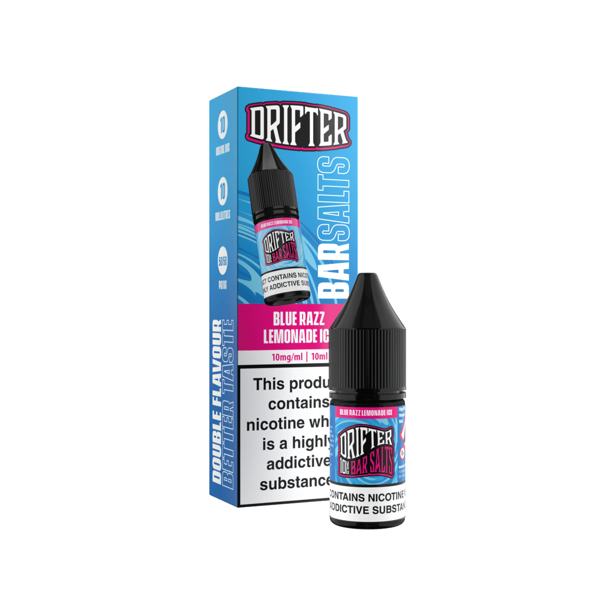 Blue Razz Lemonade Ice Nic Salt E-Liquid by Drifter Bar Salts - E-Liquids