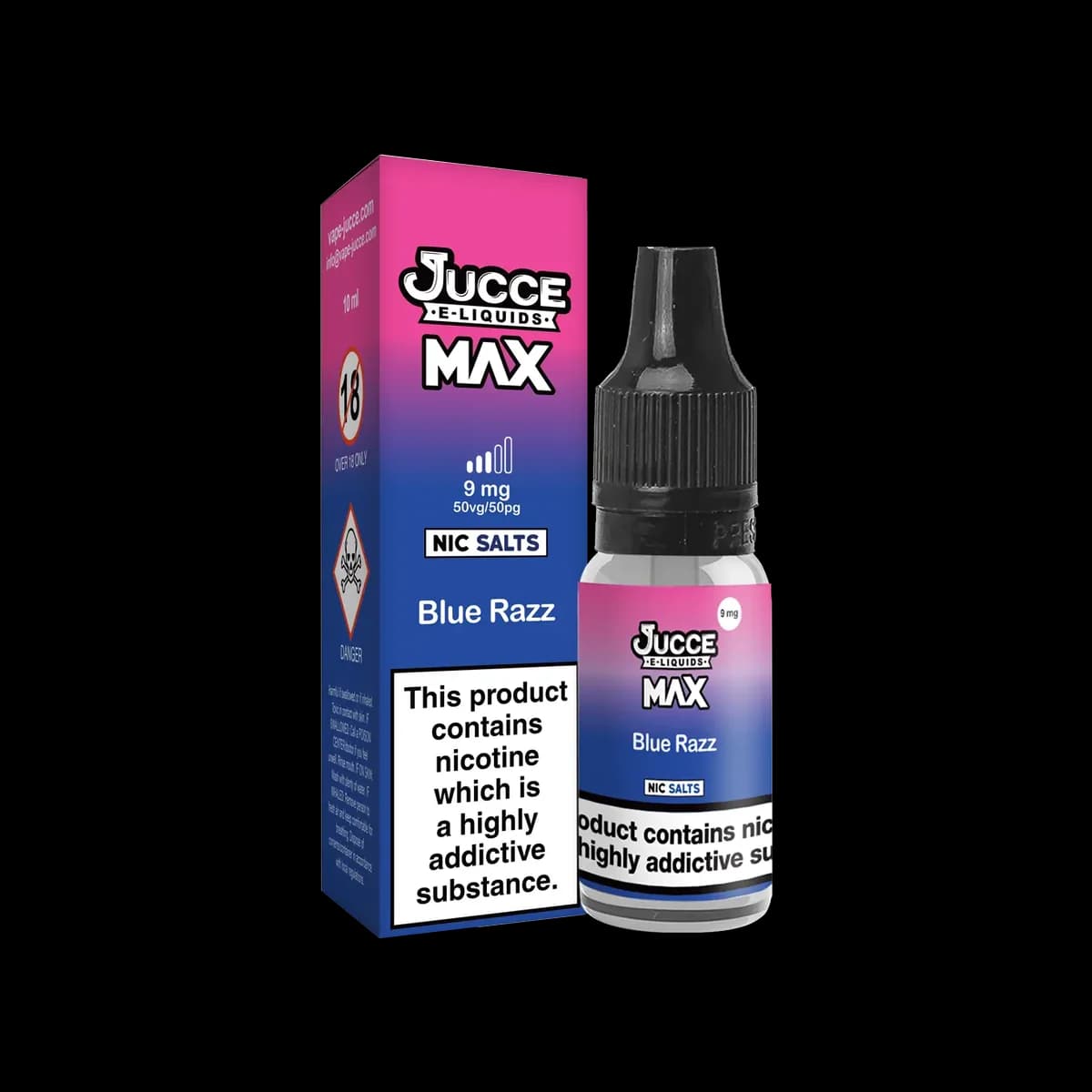 Blue Razz Nic Salt E-Liquid by Jucce Max - 10ml E-Liquid