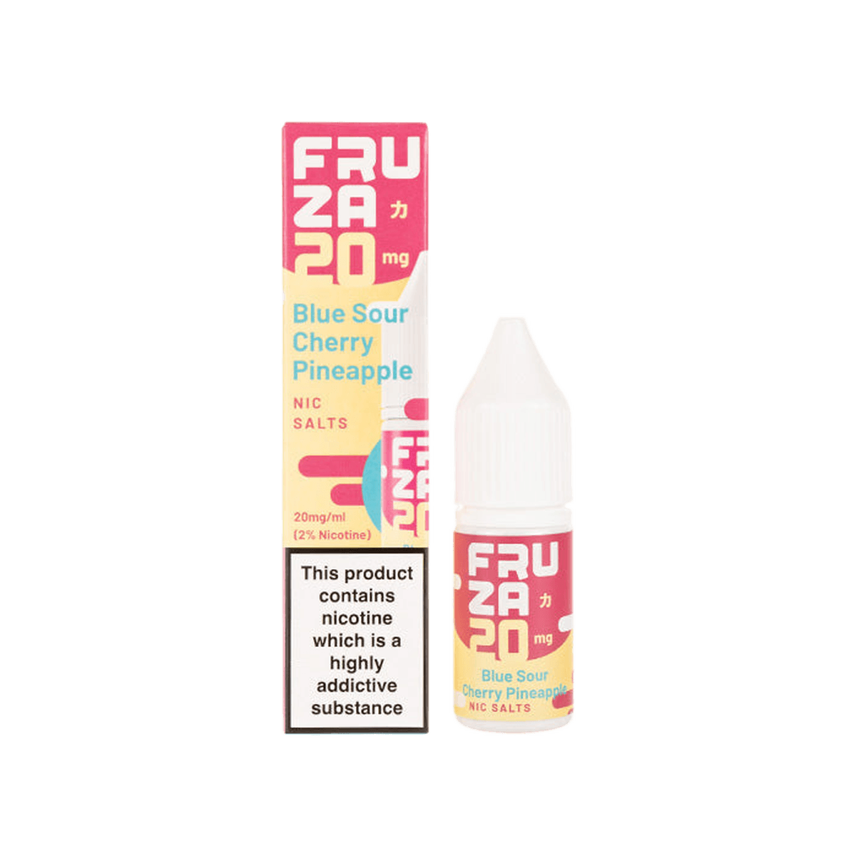 Blue Sour Cherry Pineapple Nic Salt E-Liquid by Fruza - 10mg E-Liquid