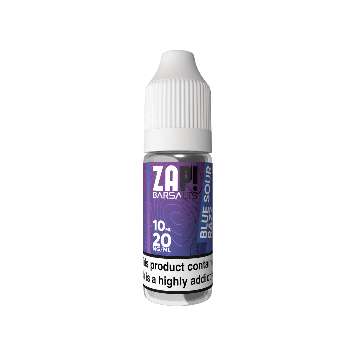 Blue Sour Razz Nic Salt E-Liquid by Zap Bar Salts - 10mg E-Liquid