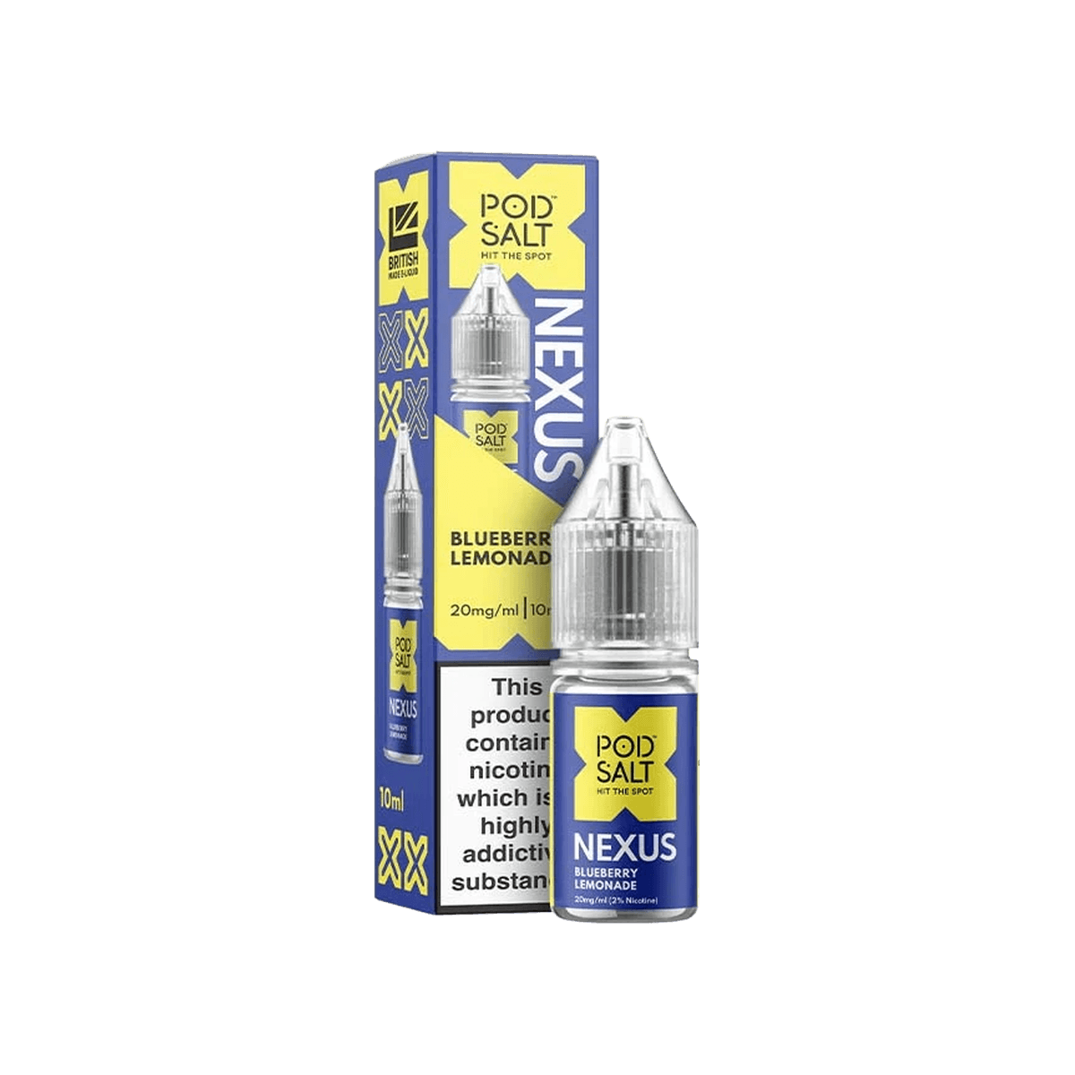 Blueberry Lemonade Nic Salt E-Liquid by Pod Salt Nexus - E-Liquids